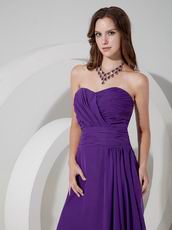 Column Blue Violet Chiffon New Styles Prom Dress Cheap