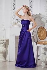 Low Price Sweetheart Purple Stain Long Evening Dress