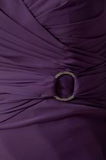 Sweetheart Ruched Dark Purple Cheap Prom Party Dress Online