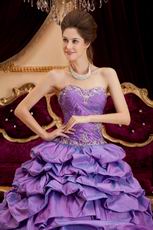 Dark Orchid Designer Quinceanera Dress With Applique