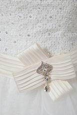 Unique Corset High Low Detachable Skirt Beach Bridal Gowns