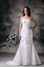 Strapless Column Beach Wedding Dress Top Designer List