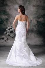 Strapless Column Beach Wedding Dress Top Designer List