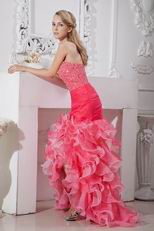 Find Sweetheart High Low Cheap Cocktail Prom Party Dress