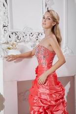 Buy Sweetheart Pink Asymmetrical Pageant Cocktail Dresses