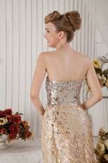 Sweetheart Crystals Sequin Designer Dress For Cocktail