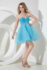 Sweetheart Crystal Aqua Dress For 2014 Cocktail Party