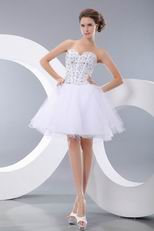 Cute Sweetheart Crystals Sequin Dresses For Cocktail Wear