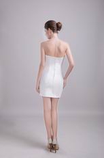 Cheap Sweetheart White Dress For Cocktail With Sequin