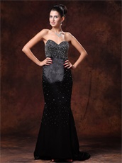 Black Sweetheart Mermaid Annual General Meeting Prom Dress Western