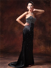Black Sweetheart Mermaid Annual General Meeting Prom Dress Western