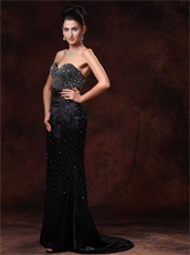 Black Sweetheart Mermaid Annual General Meeting Prom Dress Western