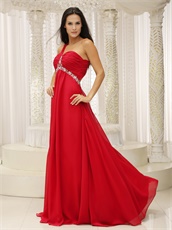 One Shoulder Empire Cherry Dress Pregnant Gravida Custom Tailoring Free