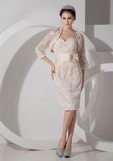 Champagne Lace Mother Of The Bride Dress And Jacket