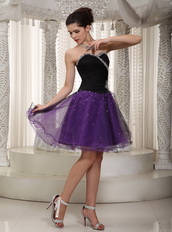 Sweetheart Dresses For Sweet 16 Party Black and Purple Unique