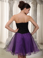 Sweetheart Dresses For Sweet 16 Party Black and Purple Unique