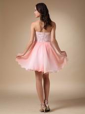 Fading Color Chiffon Fabric Cute Girls Sweet 16 Dress Short