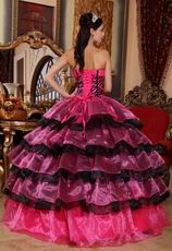 Zebra Boidce Multi-color Layers Skirt Ebay Quinceanera Dress