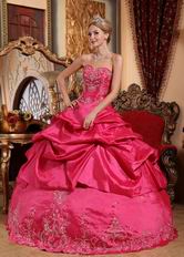 Special Price Quinceanera Dress Deep Rose Pink In CT