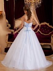 Sweetheart White Floor Length Prom Party Quinceanera Dress