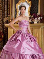 Mature Layers Skirt Fuchsia Quinceanera Gown By Designer