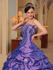 Shopping Online Strapless Purple Quinceanera Dress For La