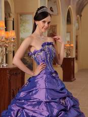 Shopping Online Strapless Purple Quinceanera Dress For La