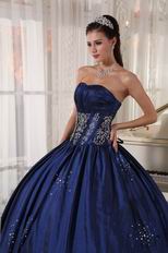 Navy Blue Ball Dress For Military Party In Oregon