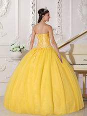 Featured Dama Yellow Quinceanera Ball Dress In Tennessee