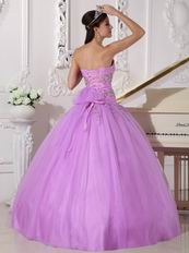 New Style Lilac Trimed Prom Quinceanera Dress UK