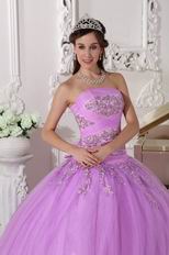 New Style Lilac Trimed Prom Quinceanera Dress UK