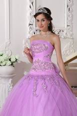 New Style Lilac Trimed Prom Quinceanera Dress UK