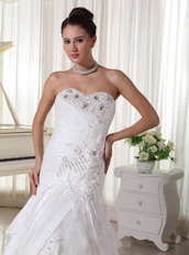 Designer Bridal Dresses Ready To Wear With Mermaid Layers Skirt Low Price