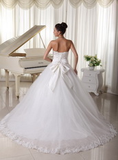 Strapless A-line Puffy Skirt Wedding Dress For Bride Wear Low Price