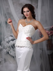 Sweet Mermaid Lace Wedding Dress Petite Two Pieces Low Price