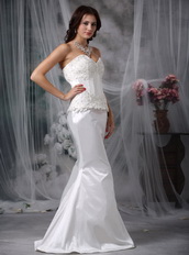 Sweet Mermaid Lace Wedding Dress Petite Two Pieces Low Price