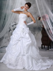 Elegant White Lace Wedding Gowns Custom Tailoring Free Low Price