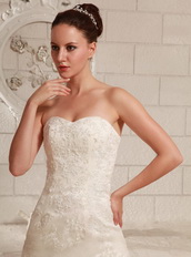 Lace and Organza Wedding Dress Manufacturer For Custom Made Low Price