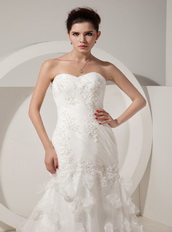 Slim Pretty Mermaid Trumpt Wedding Dress Special For Bride Low Price