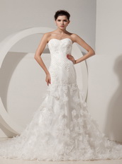 Slim Pretty Mermaid Trumpt Wedding Dress Special For Bride Low Price