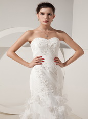 Slim Pretty Mermaid Trumpt Wedding Dress Special For Bride Low Price