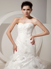 Slim Pretty Mermaid Trumpt Wedding Dress Special For Bride Low Price