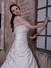 Embroidery Strapless Gorgeous Wedding Dress Designer Your Own Low Price