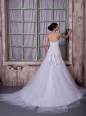 Corset Back Strapless Puffy Skirt Wedding Dress Custom Made Online Low Price