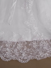 Brand New Square Neck Wide Straps Lace Embroidery Wedding Dress Low Price