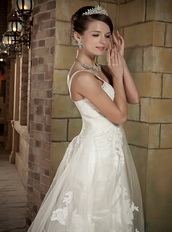 Beauty Straps Mermaid Chapel Train Cheapest Design Wedding Dress Low Price