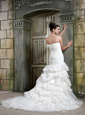 Exclusive Mermaid Sweetheart Bubble Skirt Bridal Dress For Wedding Low Price