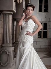 Popular V-neck Lady Bridal Dress Ready For Wedding Wear Cheap Price Low Price