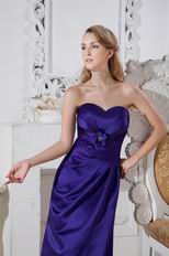 Low Price Sweetheart Purple Stain Long Evening Dress