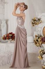 Discount Halter Gray Chiffon Evening Dress With Applique